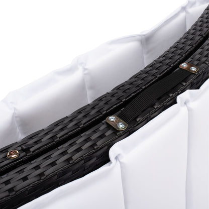 Ensemble de chaises longues de jardin Blaguna 3 pièces de SAFAVIEH - 83L x 20P x 24H (dimensions en pouces)