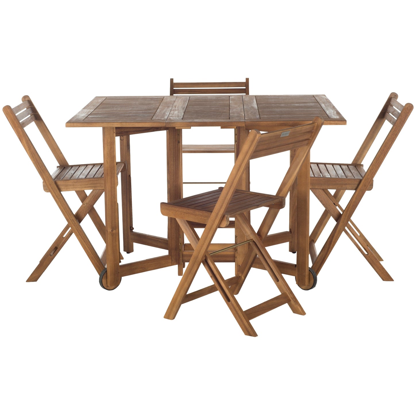 Ensemble de table de jardin SAFAVIEH Brandy 5 pièces - 109 L x 89 P x 74 H (cm)