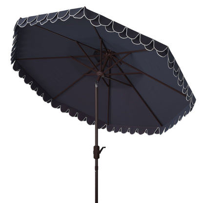 Parasol de jardin SAFAVIEH Kjerstin Valance 9 pieds à double toit