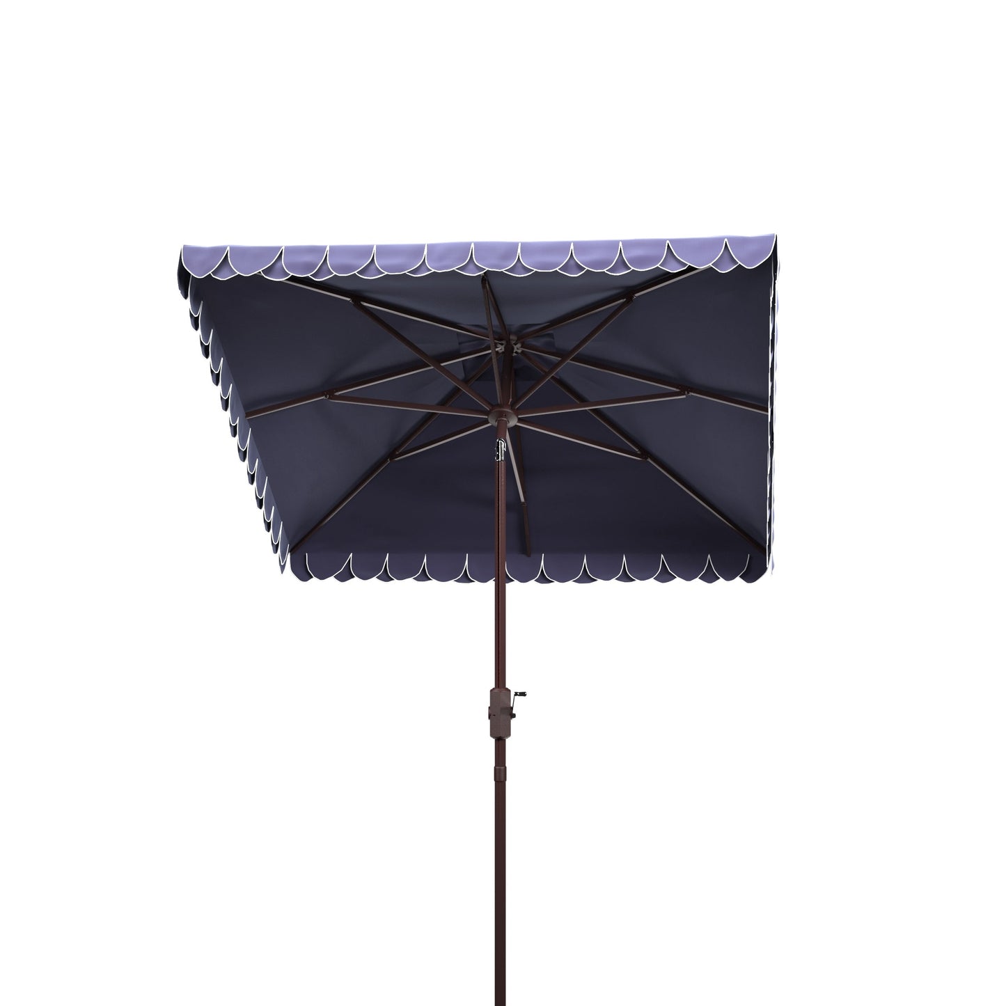 Parasol carré de 7,5 pieds pour extérieur, modèle Naima Valance de SAFAVIEH