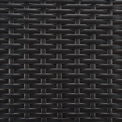 SAFAVIEH Lit de jardin Taniyah en osier avec coussins - 135L x 71P x 157H (cm)