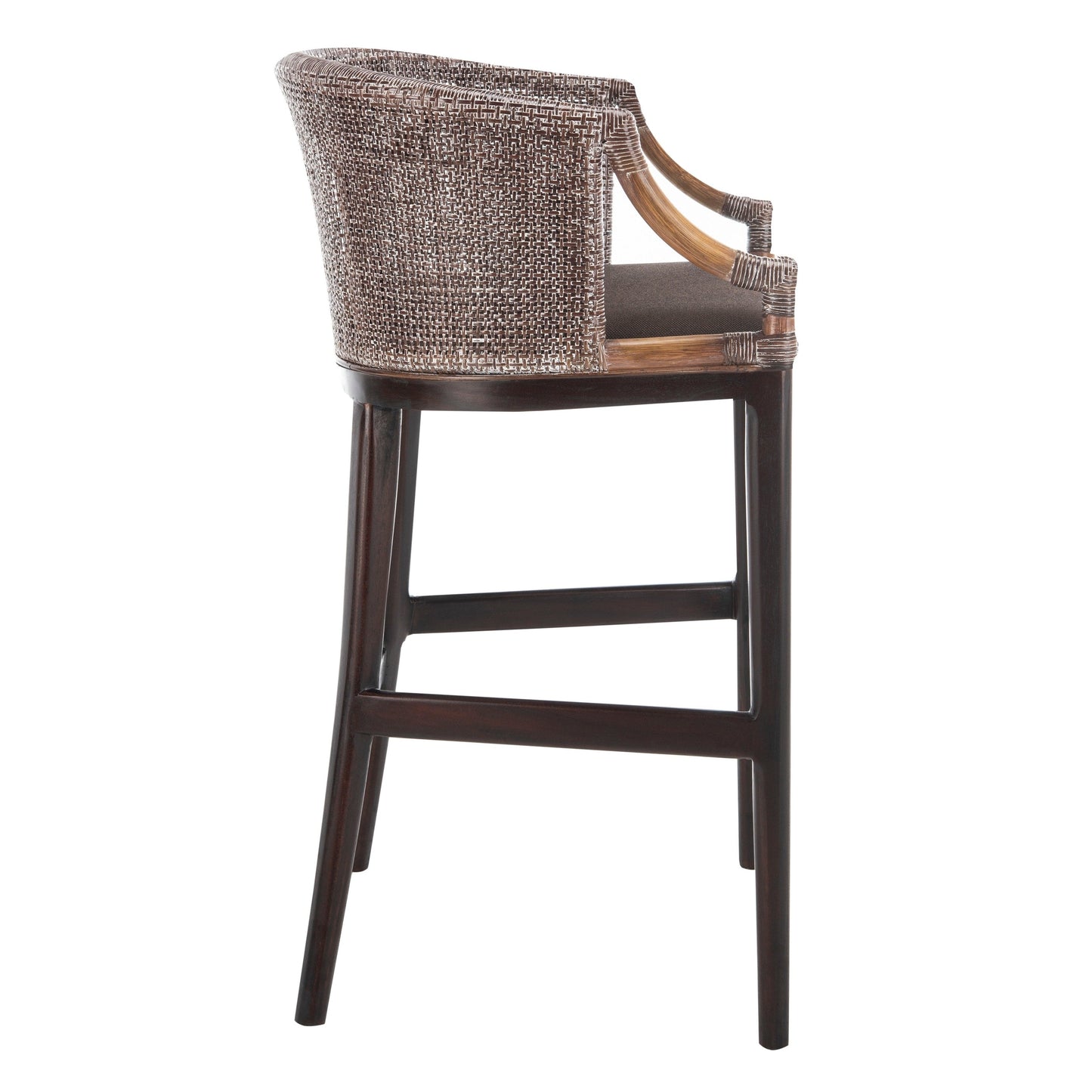 Tabouret de bar en rotin SAFAVIEH Virona de 76 cm (30 pouces) - 56,6 x 52,1 x 99 cm (22,3 L x 20,5 l x 39 h) - 56,6L x 52,1l x 99h