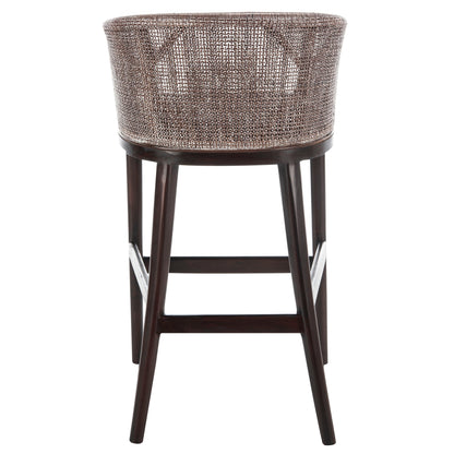 Tabouret de bar en rotin SAFAVIEH Virona de 76 cm (30 pouces) - 56,6 x 52,1 x 99 cm (22,3 L x 20,5 l x 39 h) - 56,6L x 52,1l x 99h