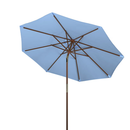 Parasol d'extérieur en bois Zlatana de 2,7 m (9 pieds) de SAFAVIEH