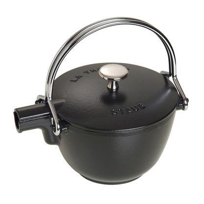Bouilloire à thé ronde en fonte STAUB, 1 quart