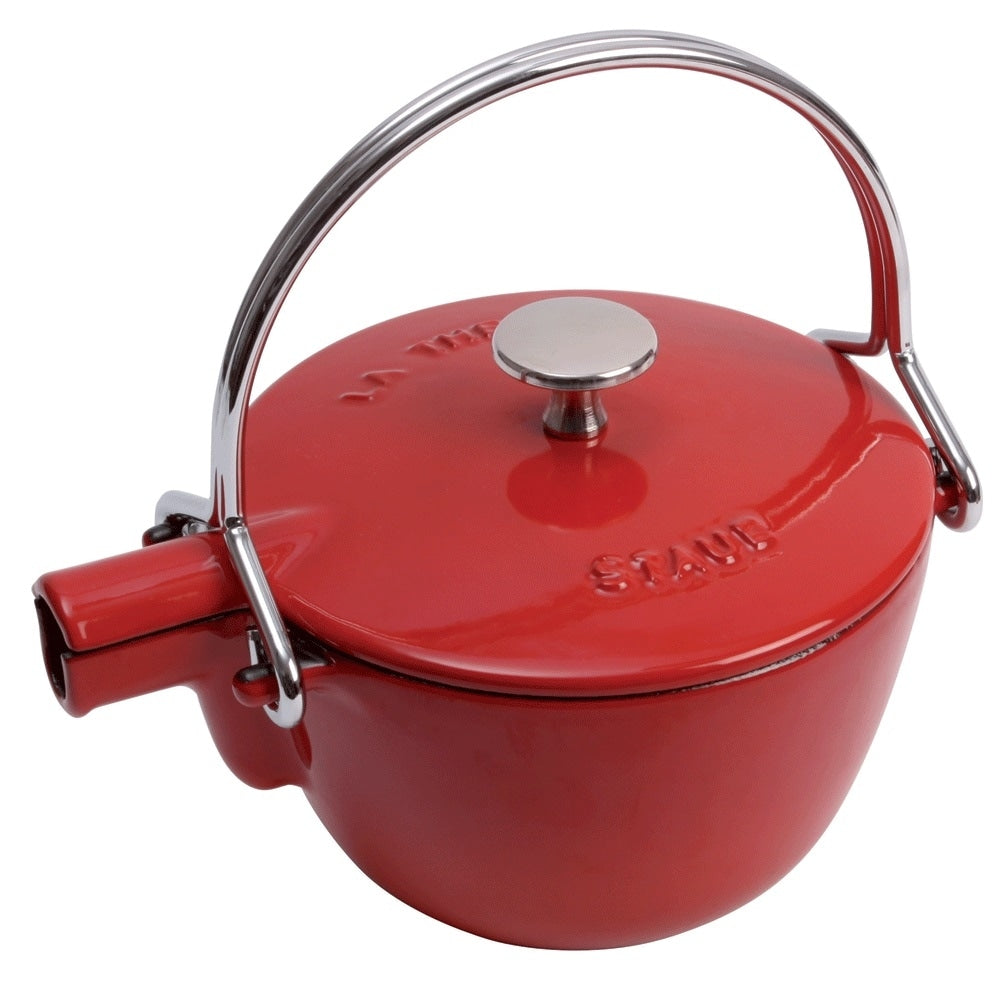 Bouilloire à thé ronde en fonte STAUB, 1 quart