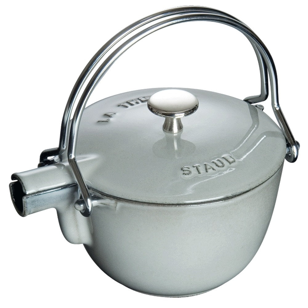 Bouilloire à thé ronde en fonte STAUB, 1 quart