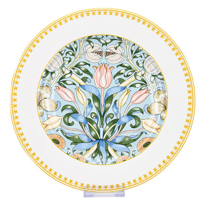 Service de table en porcelaine fine Morris Garden de STP Goods, lot de 24 pièces pour 6 personnes