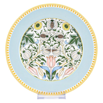 Service de table en porcelaine fine Morris Garden de STP Goods, lot de 24 pièces pour 6 personnes