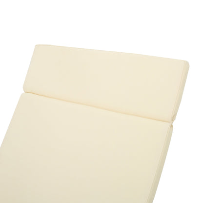 Ensemble de coussins d'extérieur Salem pour chaise longue - Coussins uniquement (lot de 2) par Christopher Knight Home - 79,25L x 27,50l x 1,50h