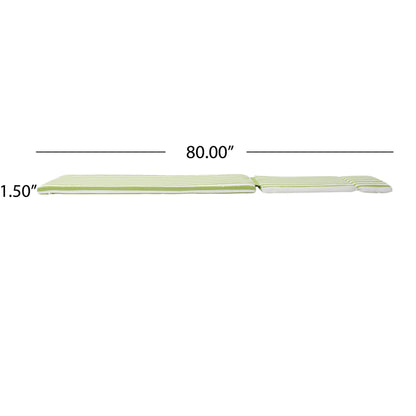 Ensemble de coussins d'extérieur Salem pour chaise longue - Coussins uniquement (lot de 2) par Christopher Knight Home - 79,25L x 27,50l x 1,50h