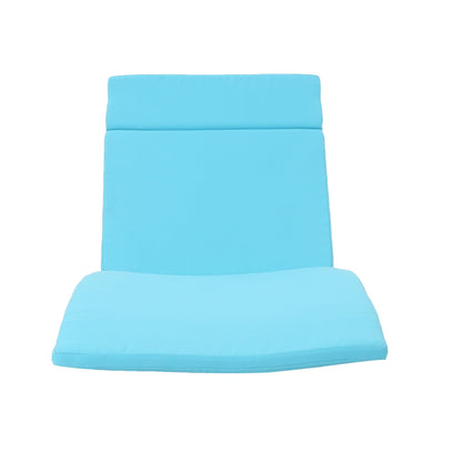 Ensemble de coussins d'extérieur Salem pour chaise longue - Coussins uniquement (lot de 2) par Christopher Knight Home - 79,25L x 27,50l x 1,50h