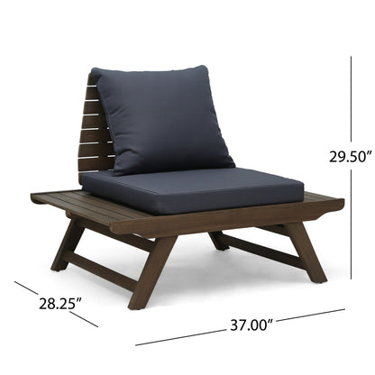 Chaise de jardin en bois d'acacia Sedona (lot de 2) par Christopher Knight Home