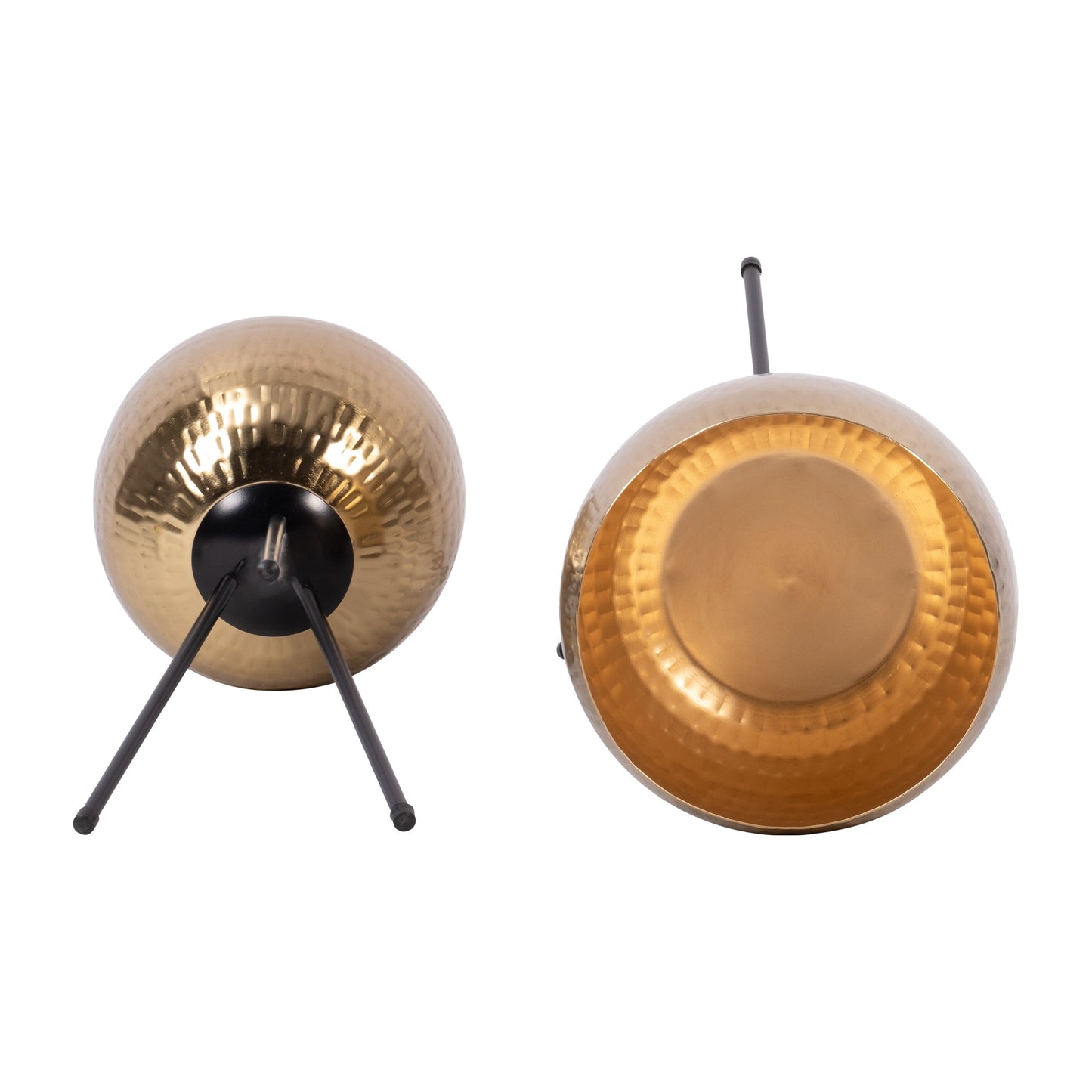 Sagebrook Home Lot de 2 jardinières robustes en fer sur pieds modernes - Transformez votre espace de vie en oasis