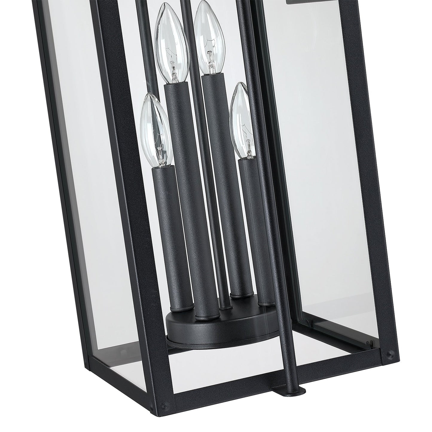 Applique murale extérieure noire Brits