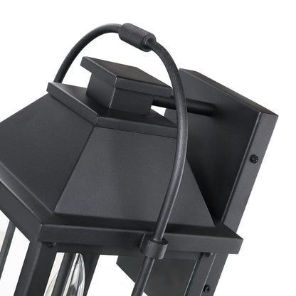 Applique murale extérieure noire Brits