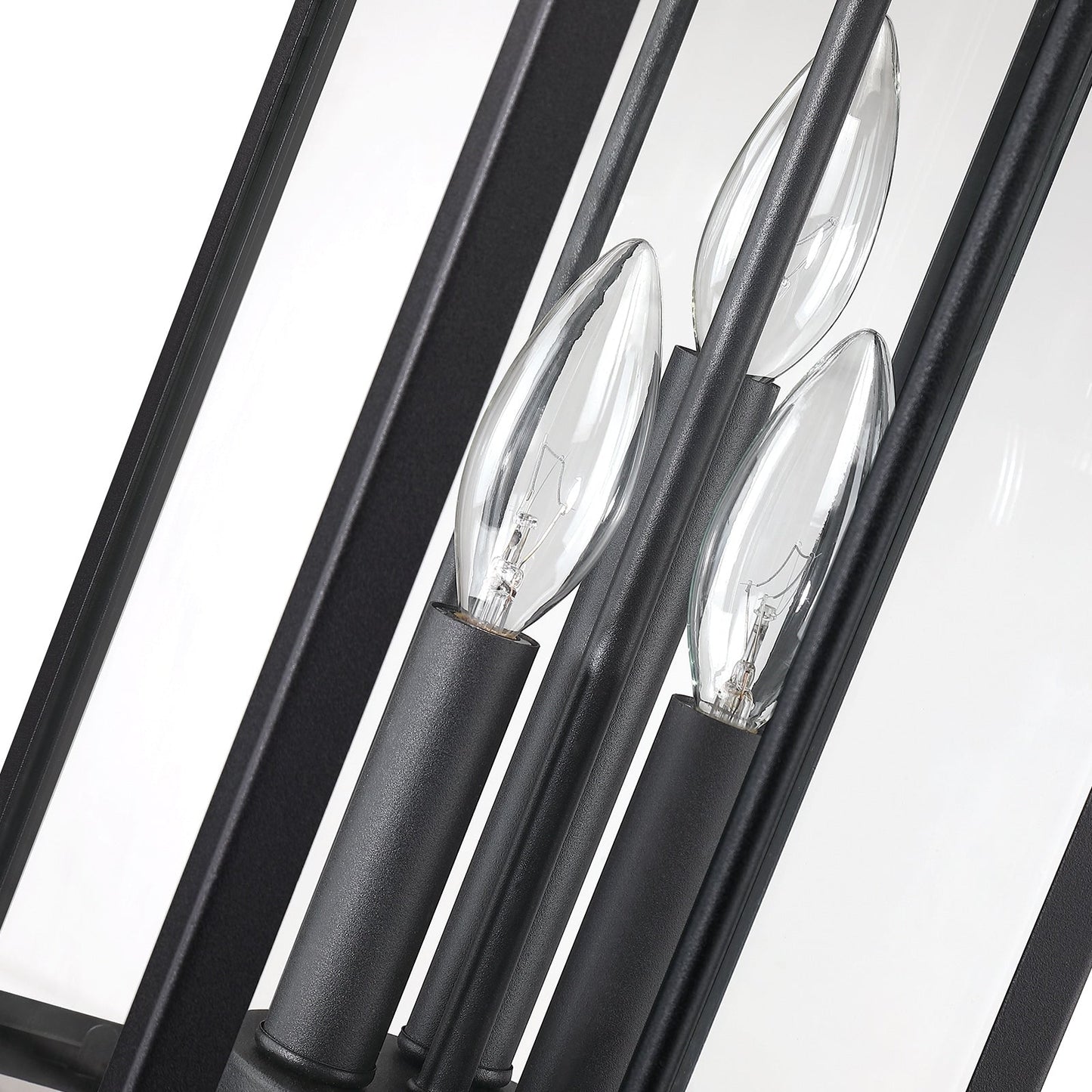 Applique murale extérieure noire Brits