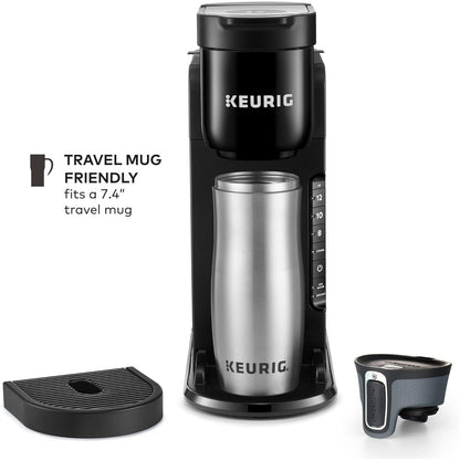 Machine à café à dosettes K-Cup, 3 tailles de tasse, café fort, réservoir de 42 oz, noir