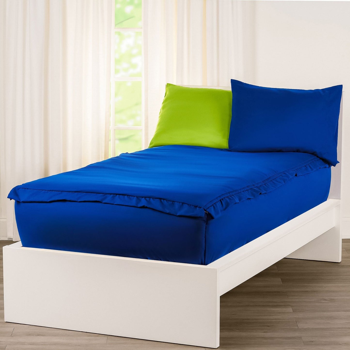 Ensemble de literie à fermeture éclair Siscovers Cobalt Blue Bunkie Deluxe