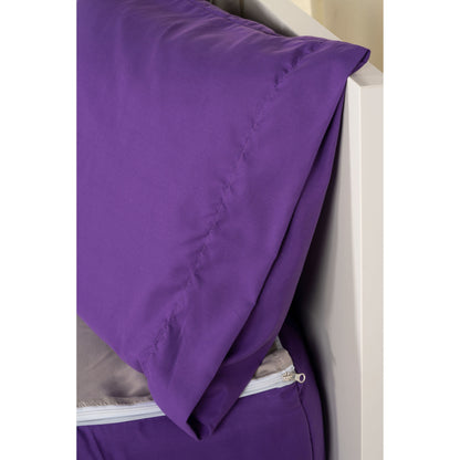 Ensemble de literie Siscovers Purple Bunkie Deluxe avec fermeture éclair