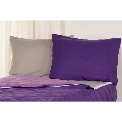 Ensemble de literie Siscovers Purple Bunkie Deluxe avec fermeture éclair