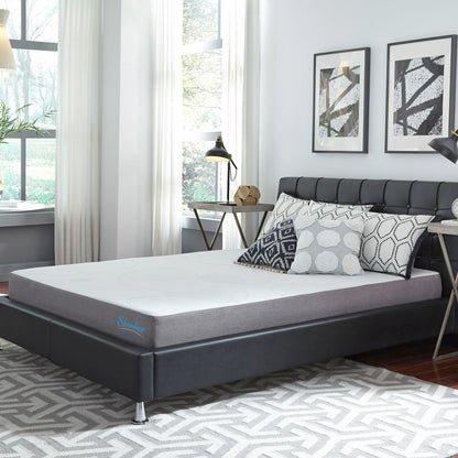 Matelas en mousse à mémoire de forme au gel de 8 pouces Slumber Solutions - Choisissez votre niveau de confort