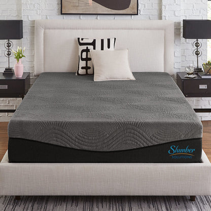 Matelas en mousse à mémoire de forme au charbon actif de 30 cm (12 pouces) Active de Slumber Solutions