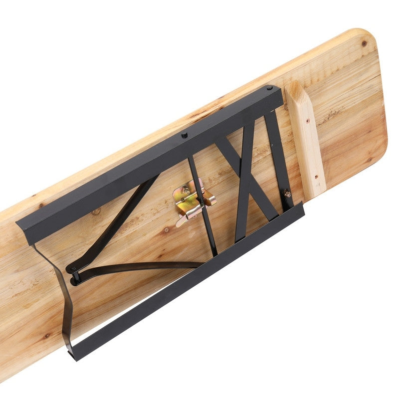 Ensemble de pique-nique pliable en bois massif