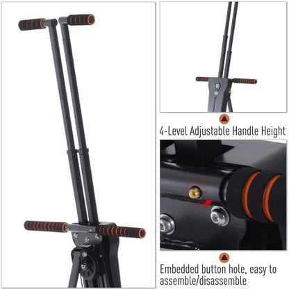 Machine d'exercice escalade verticale en acier Soozier - 71L x 66W x 208H (cm)