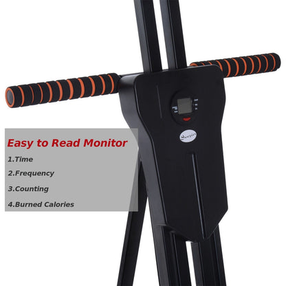 Machine d'exercice escalade verticale en acier Soozier - 71L x 66W x 208H (cm)