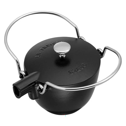Bouilloire à thé ronde en fonte STAUB, 1 quart