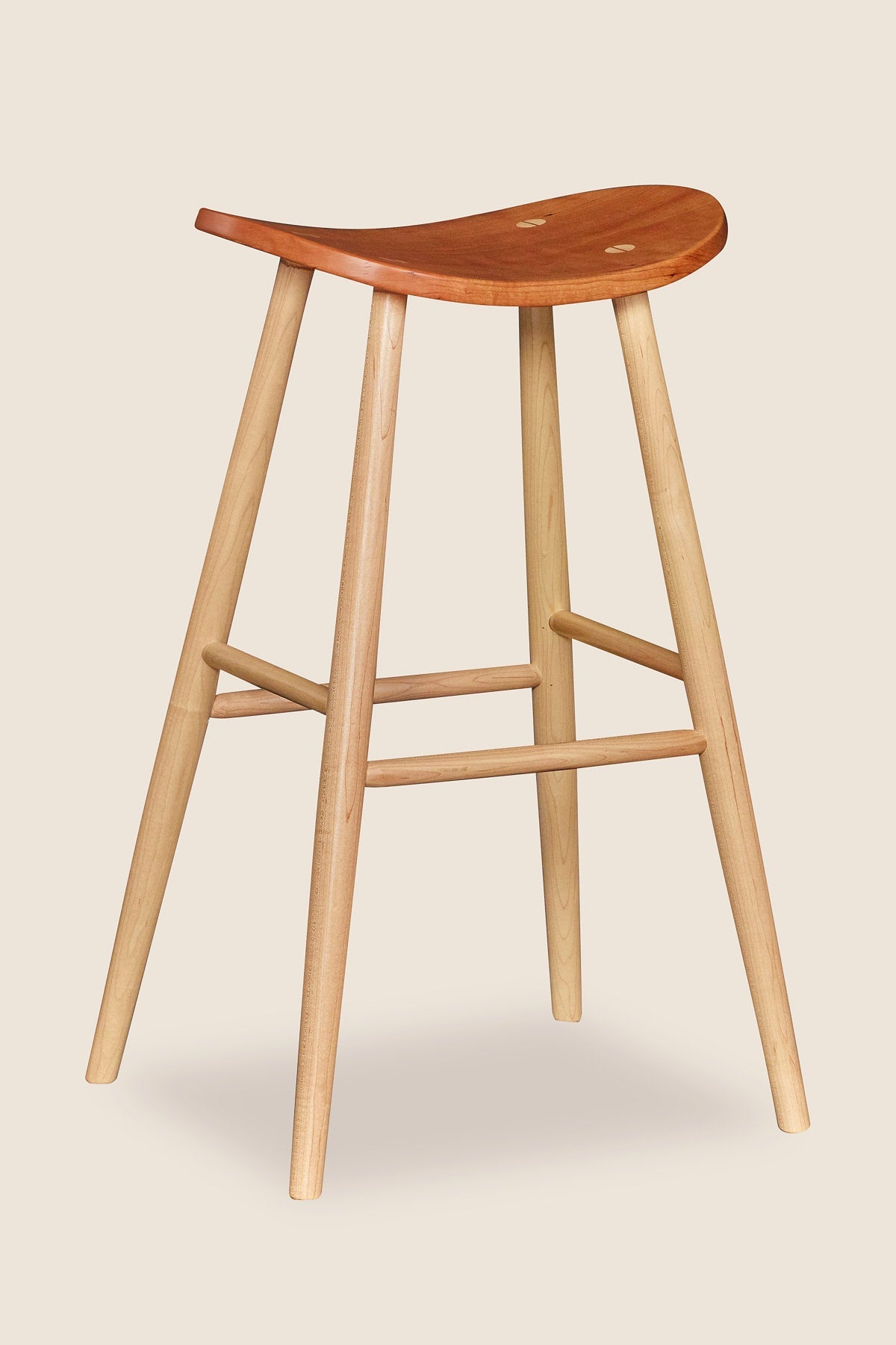 Tabouret Davis - Cerisier et érable