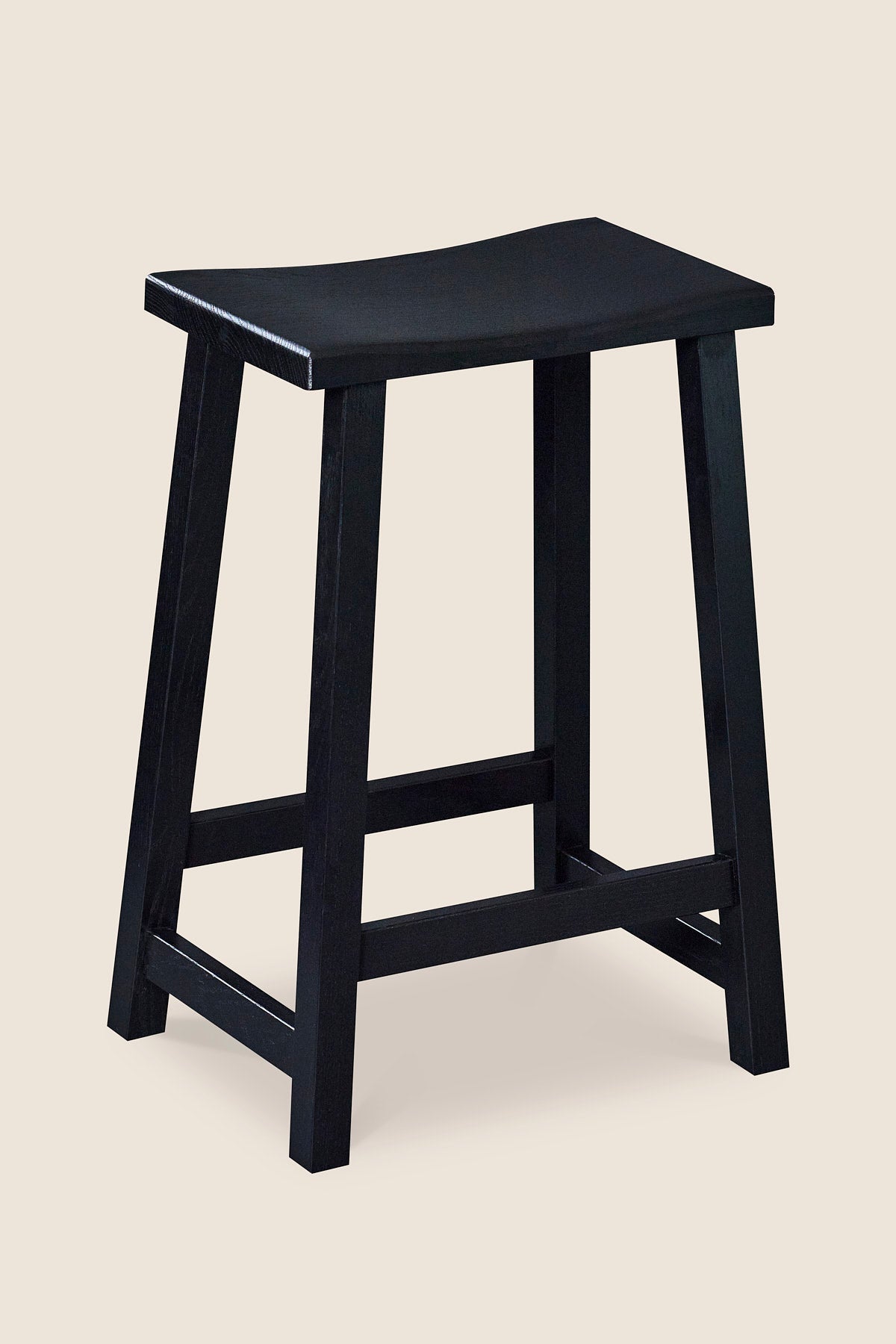 Tabouret Kenzai - Chêne rouge noir