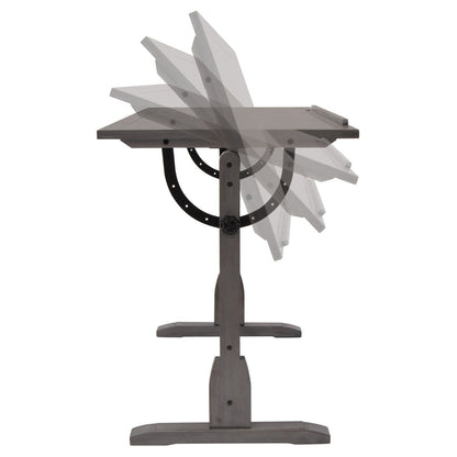 Table de dessin vintage en bois Studio Designs de 91 cm avec plateau inclinable pour le dessin