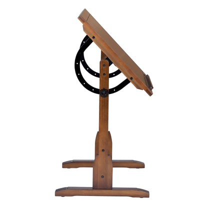 Table de dessin vintage en bois Studio Designs de 91 cm avec plateau inclinable pour le dessin