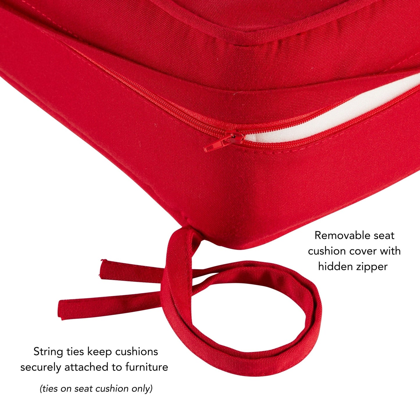 Ensemble de coussins d'extérieur Sunbrella Premium pour assise profonde, 2 pièces