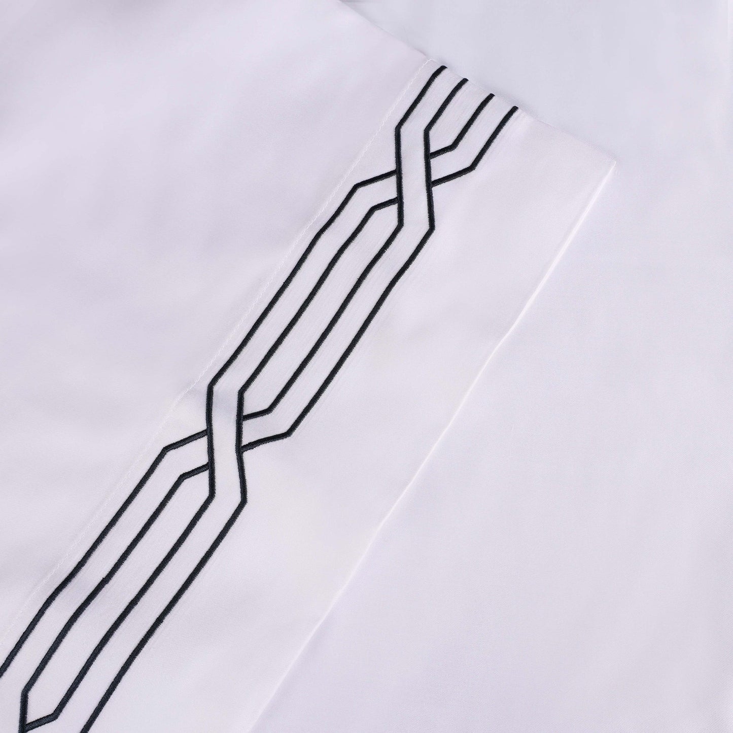 Jeu de draps uni en coton égyptien supérieur, 1200 fils, respectueux de l'environnement.