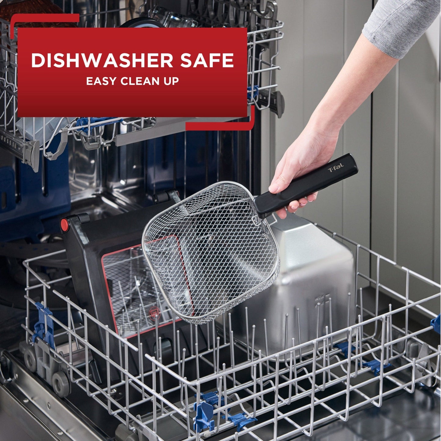 Friteuse à bain d'huile T-fal Advanced Odorless avec élément chauffant plongeant, capacité de 3,5 L - 3,5 litres