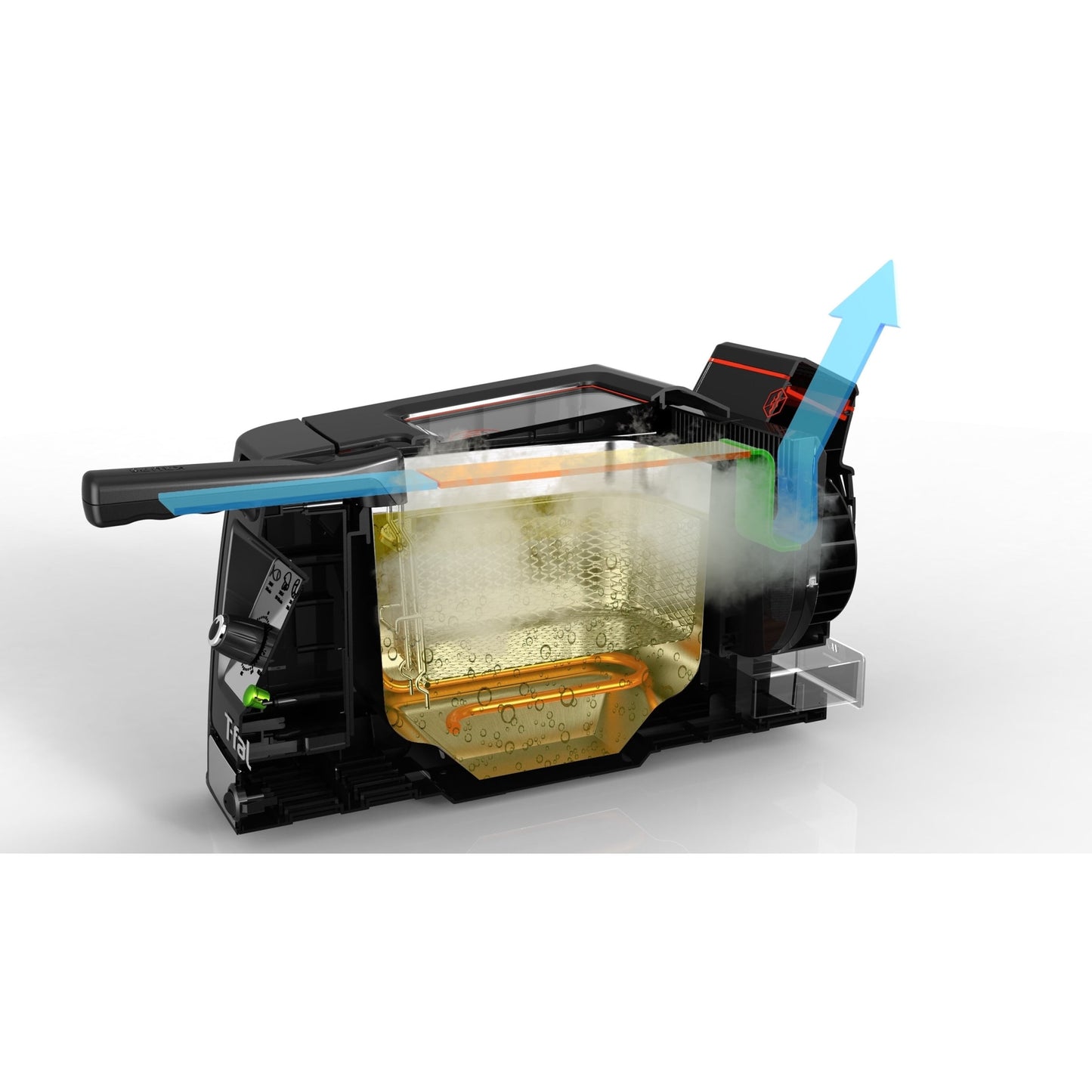 Friteuse à bain d'huile T-fal Advanced Odorless avec élément chauffant plongeant, capacité de 3,5 L - 3,5 litres