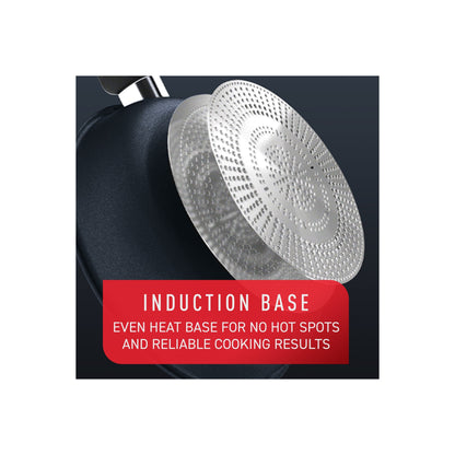 T-fal Platinum Ensemble de casseroles et poêles antiadhésives avec base à induction, collection Unlimited Cookware, 12 pièces