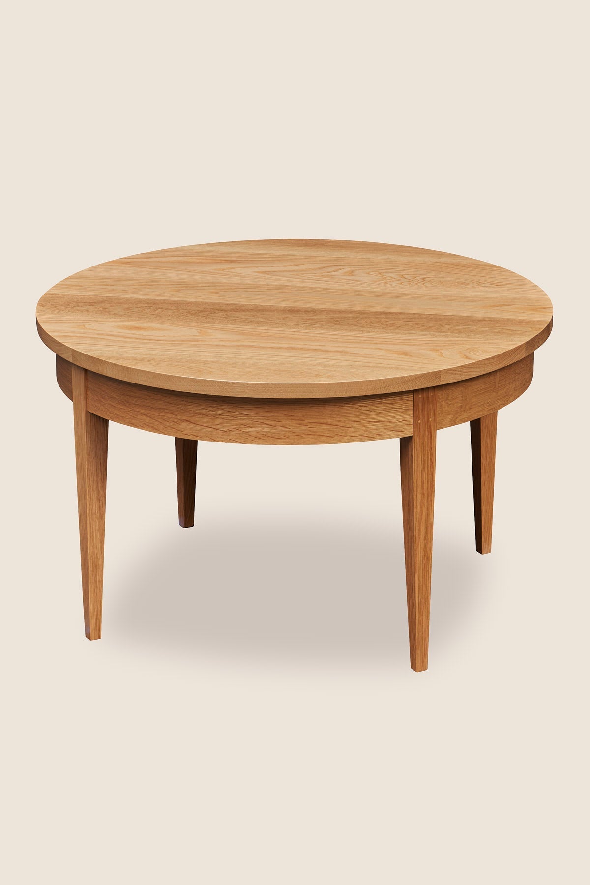 Table basse ronde Shaker Heirloom - Chêne blanc