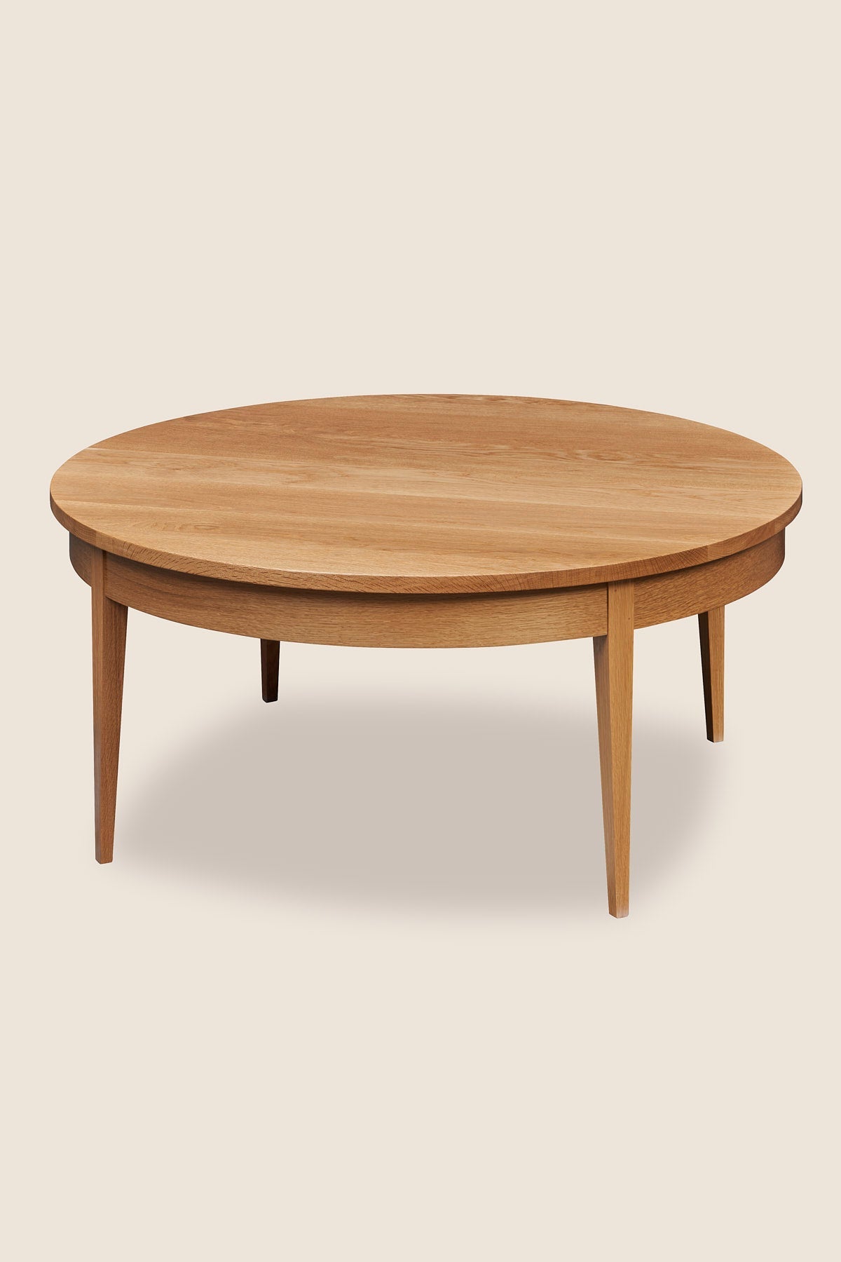 Table basse ronde Shaker Heirloom - Chêne blanc
