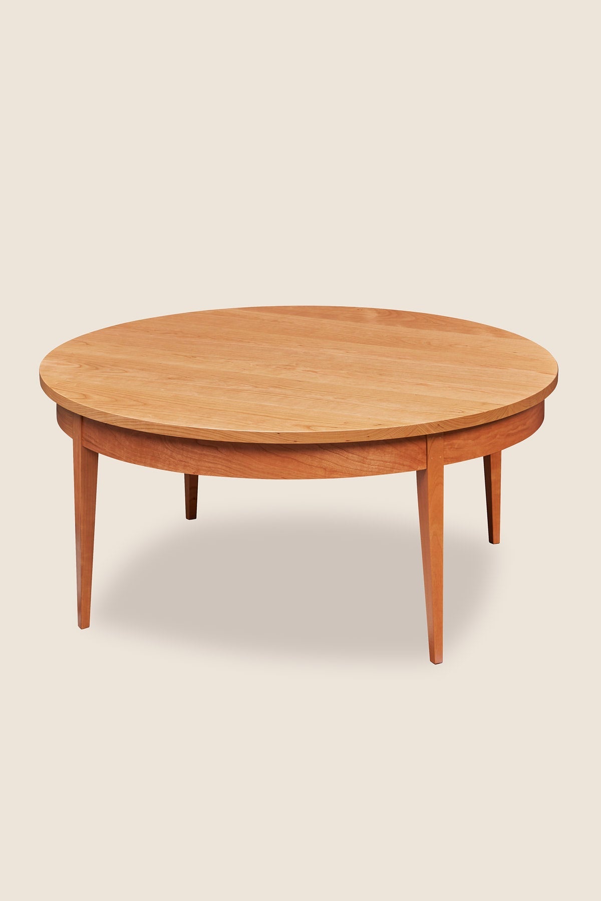 Table basse ronde Shaker Heirloom - Cerisier