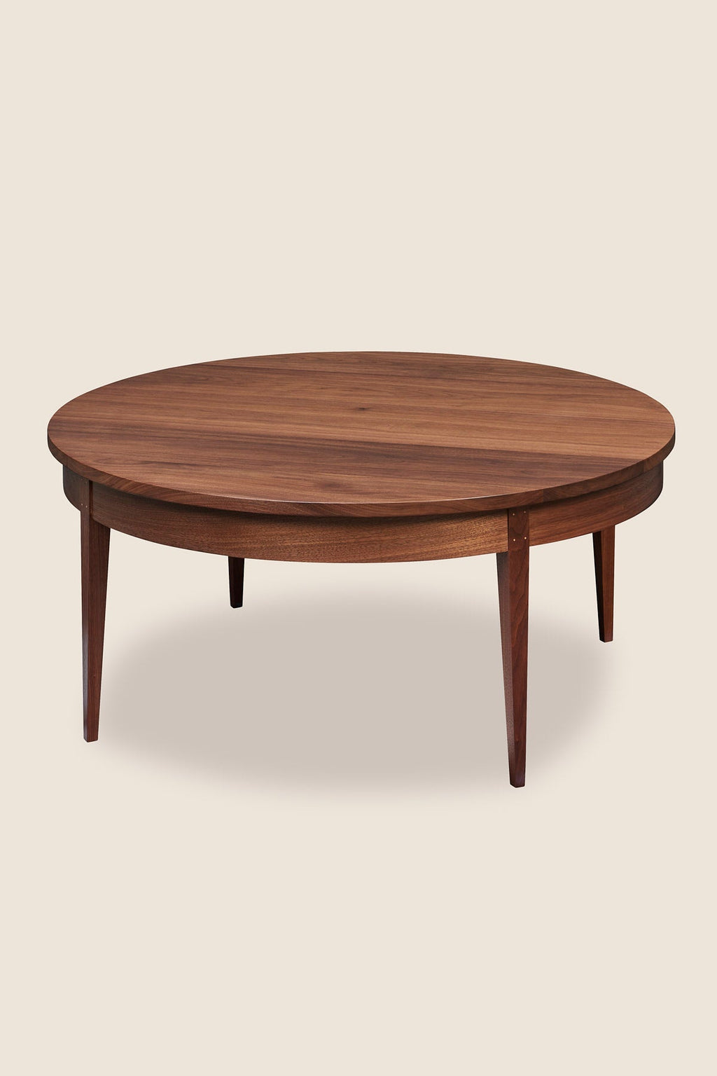 Table basse ronde Shaker Heirloom - Noyer