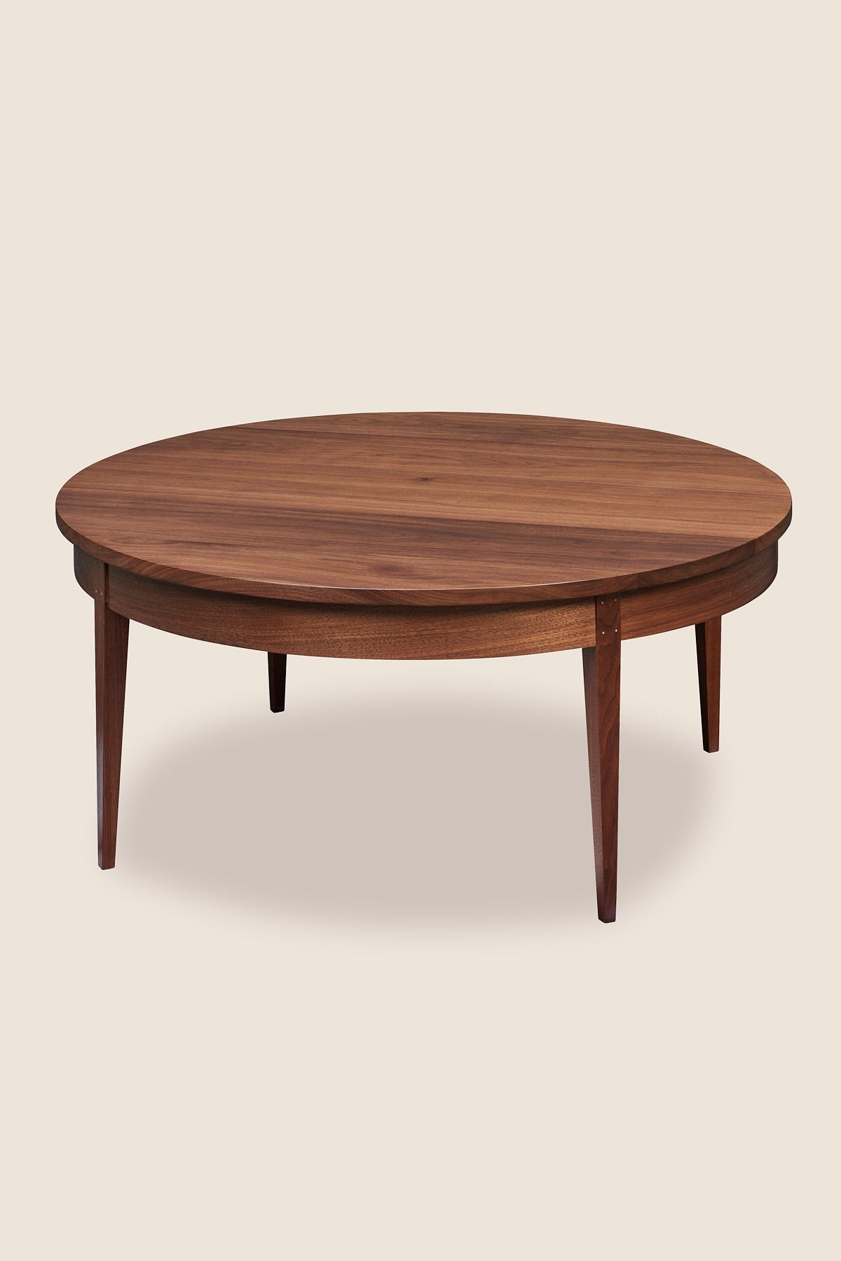 Table basse ronde Shaker Heirloom - Noyer