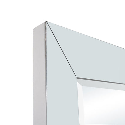 Grand miroir à perles pleine longueur - Miroir pleine taille surdimensionné, à poser ou à accrocher au mur