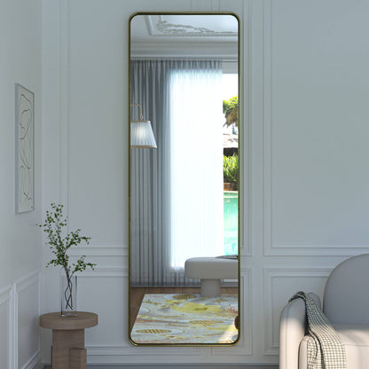 TokeShimi Miroir mural de salle de bain avec cadre métallique moderne