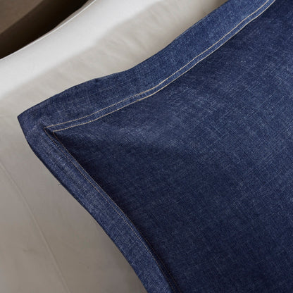 Ensemble de couette en jean Perry Blue surdimensionné et surrempli de Woolrich