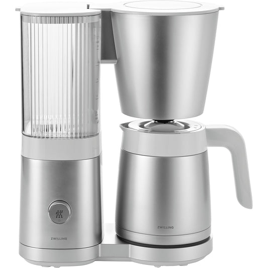 Machine à café goutte-à-goutte ZWILLING Enfinigy avec carafe isotherme, 10 tasses, titulaire du label Golden Cup Standard de la SCA - 2,5 qt